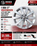1 Rin 17" Volkswagen Jetta MK7 MK6 Taos Tiguan New Beetle Original 5x112 Nuevo