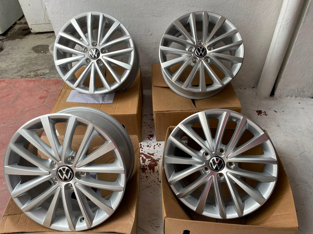 Juego de 4 Rines Volkswagen Golf Jetta MK6 MK7 Sport Originales Rin 17 Nuevos 5x112