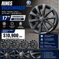 Rines Volkswagen Taos Tiguan Golf Jetta MK7 New Beetle 17" Originales Nuevos | Juego de 4