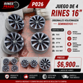 Juego de 4 Rines Originales Volkswagen 16" Taos Tiguan Jetta Golf MK6 MK7 5x112 Seminuevos