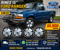 4 Rines 15" Ford Ranger 1999 Originales 5x114.3 Seminuevos