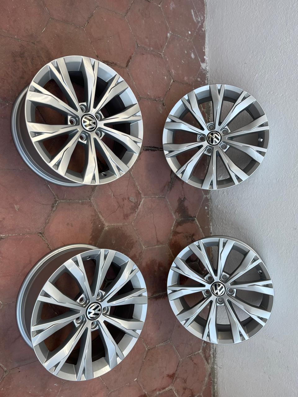 Juego de rines originales Volkswagen 17" para Tiguan, Jetta MK6 y MK7 – 5x112