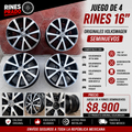 4 Rines 16" Volkswagen Jetta MK6 MK7 Golf New Beetle Passat Originales 5x112 Seminuevos